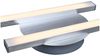 Briloner Leuchten – LED Deckenleuchte, Deckenlampe, 2-flammig, 2x6W, warm weißes Licht, 55. 4 cm, aluminiumfarbig Bild 2