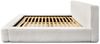 Polsterbett Doppelbett OMAHA 180x200cm Komplettset Stoff Euphoria Weiß Bild 4