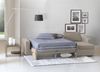 Dmora Schlafsofa mit Halbinsel Aika, Sofa mit umkehrbarer Containerhalbinsel, Standardarmlehnen, 100 % Made in Italy, cm 280 x 95 x 90, Taupe Bild 5