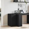 vidaXL Büroschrank Schwarz Eichen-Optik 33 x 50 x 75 cm Holzwerkstoff 862103 Bild 4