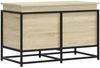 vidaXL Aufbewahrungsbox mit Deckel, Holzwerkstoff, Sonoma Eiche, 80 x 40 x 51,5 cm, 848800 Bild 2