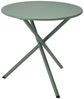 Bistrotisch Balkontisch Beistelltisch rund Grün Stahl Ø48xH48cm Bild 5