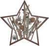 Weihnachtsdekoration LED DOKKA Stern 46 cm Braun Bild 5