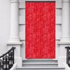 Flauschvorhang in Sondergröße - Türvorhang Breite: 140cm - Länge: 300cm, Rot Bild 2