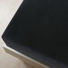 vidaXL Spannbettlaken Jersey Schwarz 140x200 cm Baumwolle 136214 Bild 4