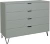 Kommode Erna 119x45x102 Pinie Green matt Lack 14722-D Bild 2