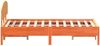 vidaXL Massivholzbett ohne Matratze Wachsbraun 135x190 cm Kiefernholz 3207232 Bild 5