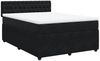 vidaXL Boxspringbett mit Matratze Schwarz 140x200 cm Samt 3290066 Bild 3
