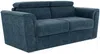 Vente-unique - RIZORA Sofa Stoff Blau - B 223 cm96 cm x H 95 cm x L 230 cm Bild 4