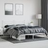 vidaXL Bettgestell mit Kopfteil Metall Weiß 160x200 cm 353589 Bild 4