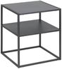 Nachttisch >New Haven< in Schwarz aus Stahl - 45x50,5x40cm (BxHxT) Bild 2