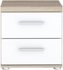 FORTE Winnie Nako, Holzwerkstoff, Beige/Weiß, 37,6 x 38,6 x 34,7 cm Bild 2