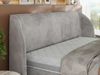 Polsterbett mit Lattenrost, Doppelbett Bettkasten, Bettgestell mit Gasdruckfeder - CAELA CLASSIC - 140 x 200 cm - Hellgrau Velvet Bild 3
