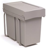 Victory Abfallsammler 72223060 Double Man Deluxe 28 Liter hellgrau Bild 2