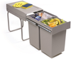 Victory Abfallsammler 72223060 Double Man Deluxe 28 Liter hellgrau Bild 4