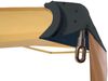 Elektrische Vollkassetten-Markise T124, 5x3m ausfahrbarer Volant ~ Polyester Creme, anthrazit Bild 5