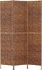vidaXL Paravent 3-tlg. Braun 122x180 cm Wasserhyazinthe 355192 Bild 3