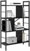 vidaXL Bücherregal Schwarz Eichen-Optik 75 x 30 x 123,5 cm 883964 Bild 3