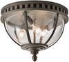 Deckenleuchte, Metall Glas, D 30,5 cm Bild 2