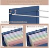 Homfa Bücherregal 182 cm Aktenschrank Mehrzweckschrank, mit Steckdose, 2 Türen und 2 Schubladen für Hängemappen A4, blau Bild 4