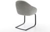 Freischwinger Gaio-Flex Strukturstoff Soft Grau Freischwinger flach Schwarz Bild 5