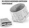 N8WERK Aufbewahrungskorb Filz Aufbewahrungsbox in S, M und L, S: 24x24cm, M: 32x32cm, L: 40x40cm Bild 4