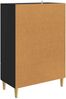 vidaXL Sideboard Schwarz 66 x 34,5 x 95 cm Holzwerkstoff 894666 Bild 5