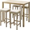 iWerk Hochtisch Set inkl. Outdoor Kissen Bar Set Sitzgruppe Gartenbar Barhocker Bild 2
