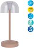 Light & More LED Akku-Tischleuchte Gomba beige dimmbar Bild 3