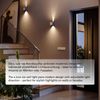 s.luce Ixa LED Wandlampe verstellbare Winkel Innen & Außen IP44 Gold Bild 5