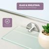 Bad-Serie PIAZZA - Glasablage, Edelstahl matt & Glas Bild 4