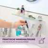 Bad-Serie PIAZZA - Glasablage, Edelstahl matt & Glas Bild 3