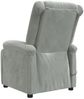 vidaXL Massagesessel Hellgrau Samt [342410] Bild 5