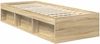 vidaXL Bettrahmen Sonoma-Eiche 75 x 190 cm Massives Kiefernholz 3411473 Bild 5