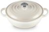 LE CREUSET Bräter Stew Pot Signature rund meringue 22cm, Emailliertes Gusseisen Bild 3
