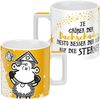 Sheepworld Tasse mit Spruch Sterne Wortheld-Tasse, Porzellan, 45 cl, Mehrfarbig | Tasse lustig, Sprüche-Tasse | 47768 Bild 3