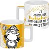Sheepworld Tasse mit Spruch Sterne Wortheld-Tasse, Porzellan, 45 cl, Mehrfarbig | Tasse lustig, Sprüche-Tasse | 47768 Bild 2