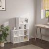 Woltu Bücherregal, 1-tlg, Raumteiler mit 10 Fächern 120x120x30cm Bild 3
