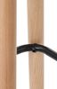 CLP 2er Set Barhocker Grant Stoffbezug Gestell aus Buchenholz bis 150 kg,grau Bild 4