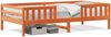 vidaXL Massivholzbett ohne Matratze Wachsbraun 90x190 cm Kiefernholz 846981 Bild 2
