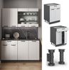 Küchenunterschrank Fame-Line Weiß Landhaus 60 cm mit Schublade, ohne Arbeitsplatte Vicco Bild 2