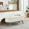 REDOM Sitzbank mit Stauraum (110 cm lange moderne Bank mit Chenille-Bezug, 1-St, 110*40*42cm) Bild 3