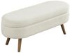 REDOM Sitzbank mit Stauraum (110 cm lange moderne Bank mit Chenille-Bezug, 1-St, 110*40*42cm) Bild 2