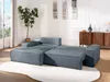 Vente-unique - AMELIA Sofa Stoff Blau - B 167 cm x H 85 cm x L 267 cm Bild 2