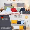 Blumtal Kissenbezug 60x60 cm (2er Set Kissenbezüge) - Grün - 100% Baumwoll-Jersey, Oeko-Tex Zertifiziert, Kissenbezüge 60x60 - Jersey Kissenhülle für Deko-Kissen 60x60 mit Reißverschluss Bild 4