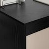 vidaXL Schreibtisch Schwarz Eichen-Optik 109 x 50 x 78 cm 891201 Bild 4