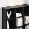 vidaXL Bücherregal Schwarz Eichen-Optik 99,5 x 30 x 108,5 cm 886522 Bild 4