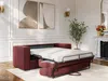 Vente-unique - LORETO Sofa Stoff Rot - B 223 cm95 cm x H 90 cm x L 195 cm Bild 2