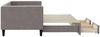 vidaXL Tagesbett Ausziehbar mit Schubladen Taupe 80x200 cm Stoff 3196612 Bild 4