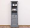 Maritimer Hochschrank aus Massivholz Fehgrau Bild 2